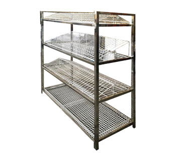 قفسه آبچکان چهار طبقه