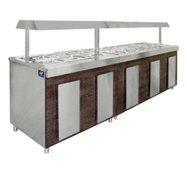 کانتر سرد و گرم اردور و سالاد