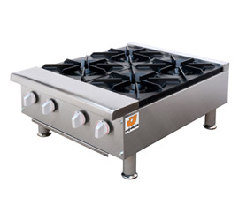 اجاق چهار شعله رومیزی طرح آمریکایی