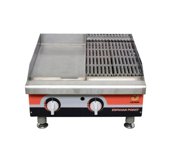 اجاق ترکیبی تخت و ذغالی طرح آمریکایی ۹۰