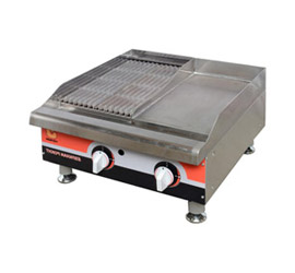 اجاق ترکیبی تخت و ذغالی طرح آمریکایی ۶۰