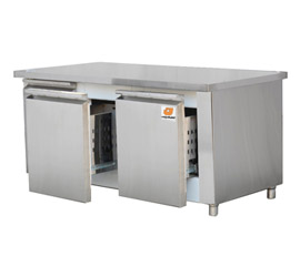 یخچال یا فریزر زیراجاقی دو کشو